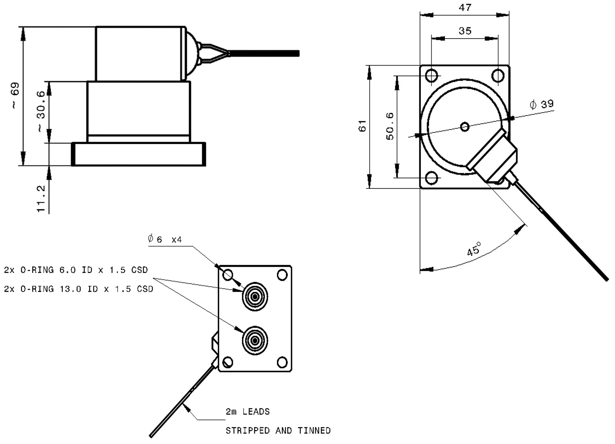 Differential Pressure Transducer technical Specifications