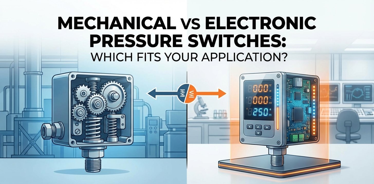 Mechanical vs Electronic Pressure Switches: Which Fits Your Application?