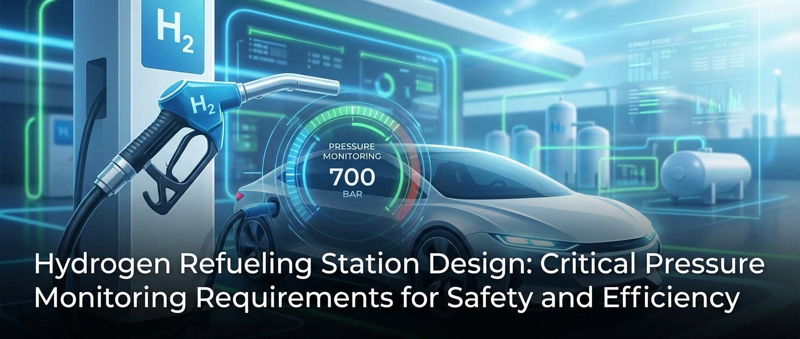 Hydrogen Refueling Station Design: Critical Pressure Monitoring Requirements for Safety and Efficiency